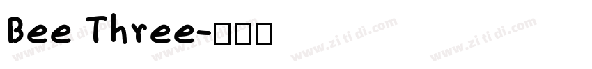 Bee Three字体转换